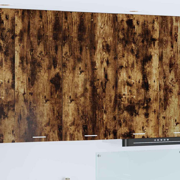 Hängeschrank, Geräucherte Eiche/Weiß, 50x31x100 cm