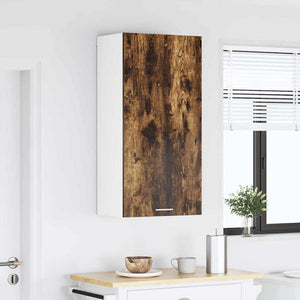 Hängeschrank, Geräucherte Eiche/Weiß, 50x31x100 cm