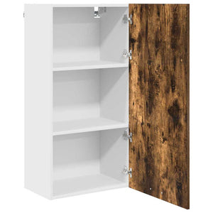 Hängeschrank, Geräucherte Eiche/Weiß, 50x31x100 cm