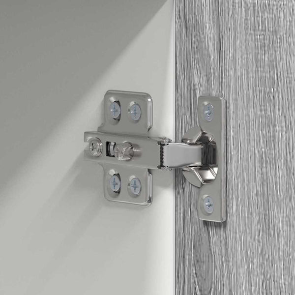 Hängeschrank Grau Sonoma/Weiß 50x31x100cm