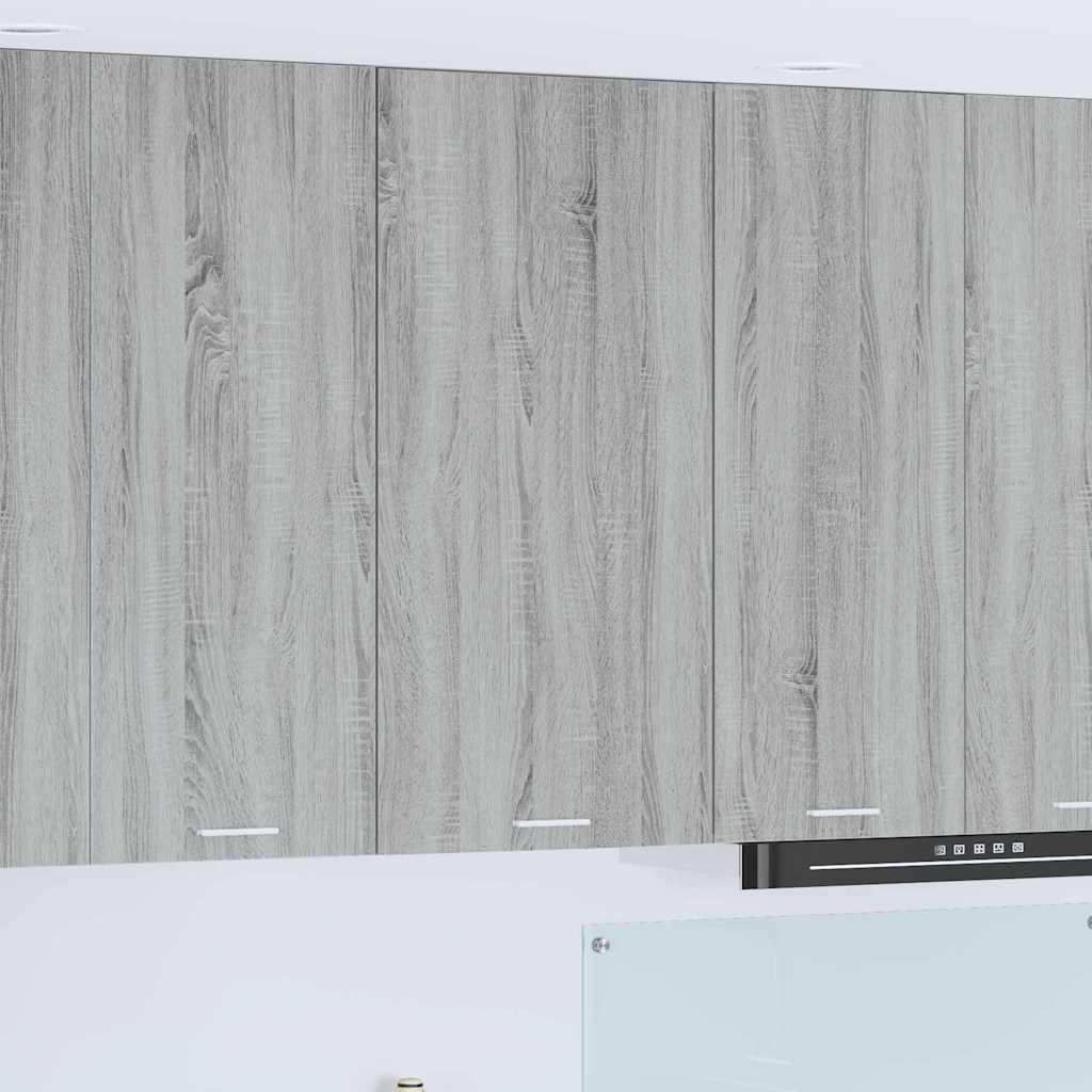 Hängeschrank Grau Sonoma/Weiß 50x31x100cm