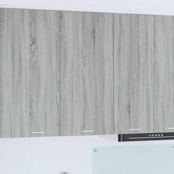 Hängeschrank Grau Sonoma/Weiß 50x31x100cm