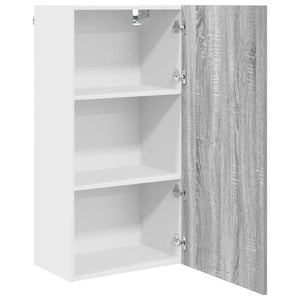 Hängeschrank Grau Sonoma/Weiß 50x31x100cm