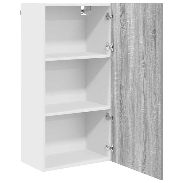 Hängeschrank Grau Sonoma/Weiß 50x31x100cm