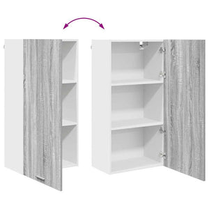 Hängeschrank Grau Sonoma/Weiß 50x31x100cm