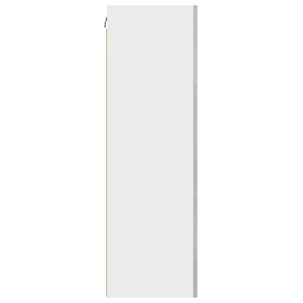Hängeschrank Grau Sonoma/Weiß 50x31x100cm