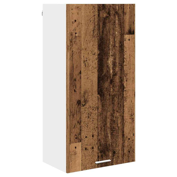 Hängeschrank Altes Holz/Weiß 50x31x100 cm