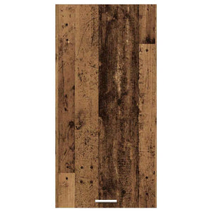 Hängeschrank Altes Holz/Weiß 50x31x100 cm