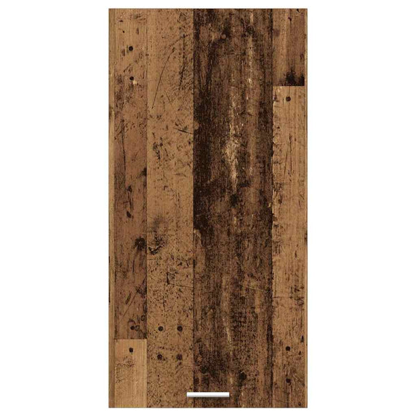 Hängeschrank Altes Holz/Weiß 50x31x100 cm