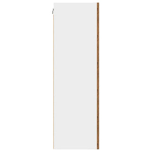 Hängeschrank Altes Holz/Weiß 50x31x100 cm