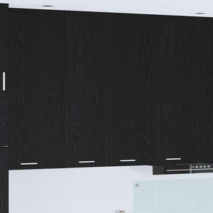 Hängeschrank Schwarz Eichen-Optik 60x100 cm