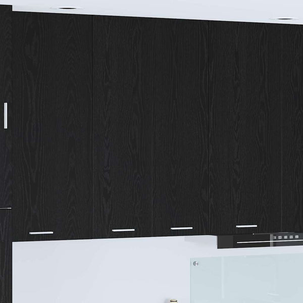 Hängeschrank Schwarz Eichen-Optik 60x100 cm