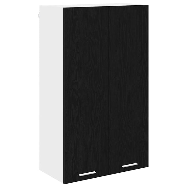 Hängeschrank Schwarz Eichen-Optik 60x100 cm