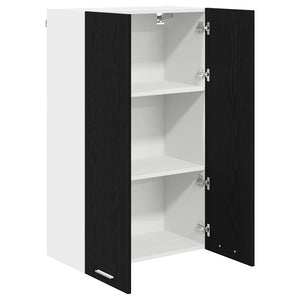 Hängeschrank Schwarz Eichen-Optik 60x100 cm