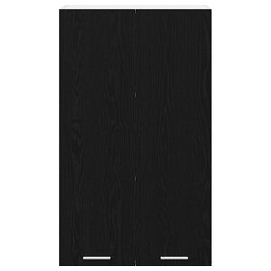 Hängeschrank Schwarz Eichen-Optik 60x100 cm
