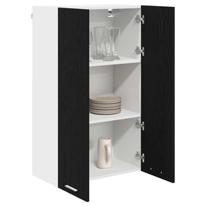 Hängeschrank Schwarz Eichen-Optik 60x100 cm