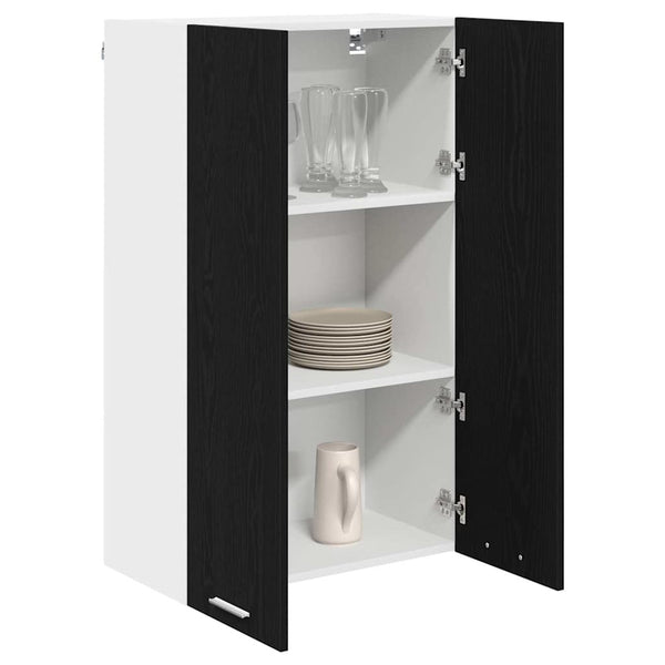 Hängeschrank Schwarz Eichen-Optik 60x100 cm
