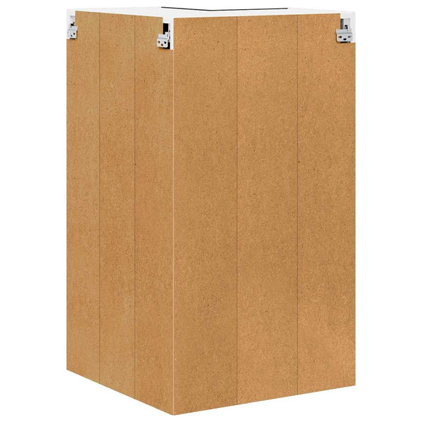 Hängeschrank Schwarz Eiche/Weiss 57x100 cm