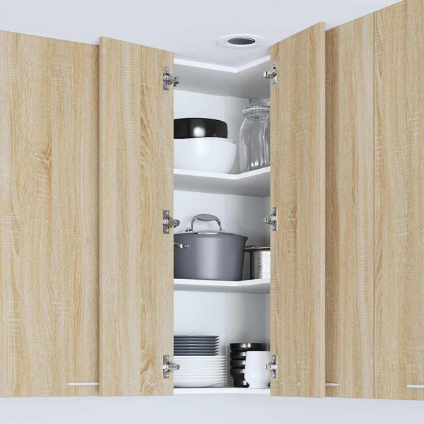 Hängeschrank Sonoma-Eiche & Weiß 57x100 cm