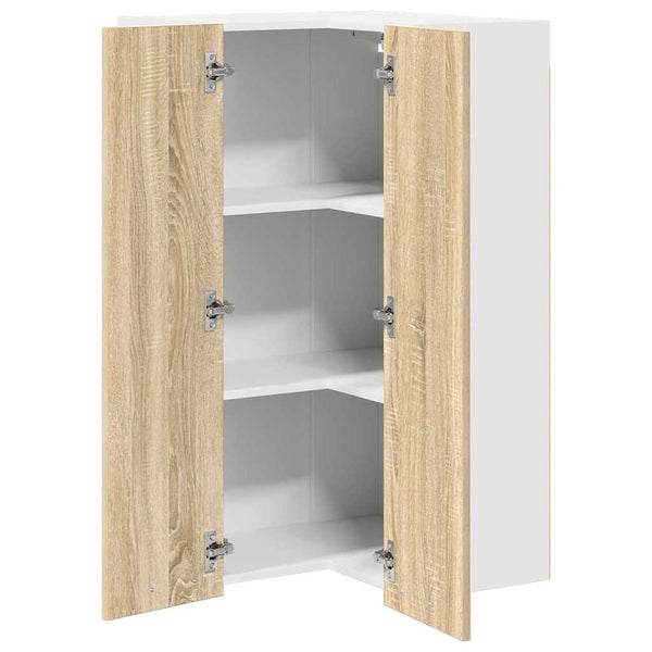 Hängeschrank Sonoma-Eiche & Weiß 57x100 cm