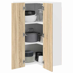 Hängeschrank Sonoma-Eiche & Weiß 57x100 cm