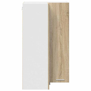 Hängeschrank Sonoma-Eiche & Weiß 57x100 cm