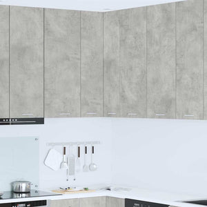 Hängeschrank Betongrau/Weiß 57x100 cm