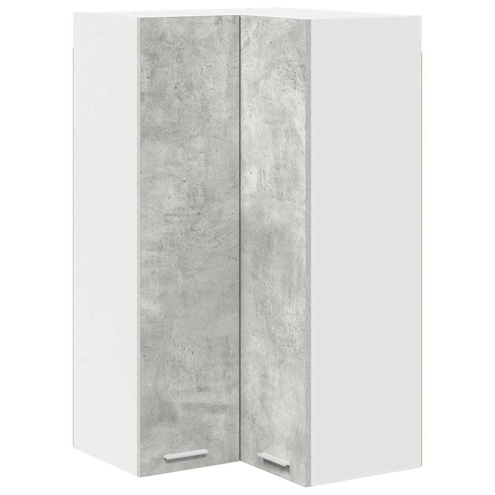Hängeschrank Betongrau/Weiß 57x100 cm
