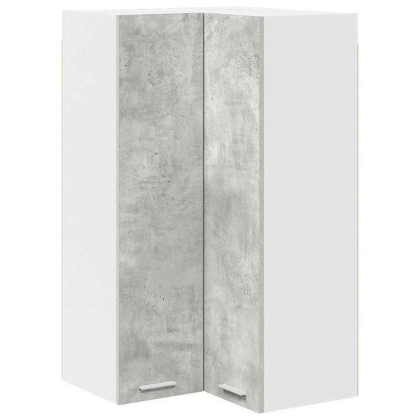 Hängeschrank Betongrau/Weiß 57x100 cm