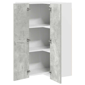 Hängeschrank Betongrau/Weiß 57x100 cm