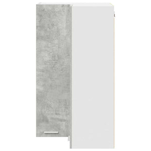 Hängeschrank Betongrau/Weiß 57x100 cm