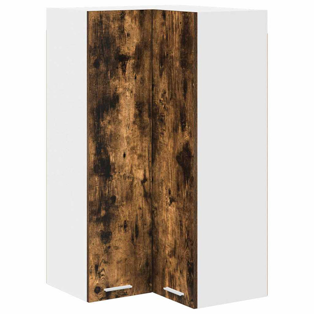 Hängeschrank Geräucherte Eiche/Weiß 57x57x100cm