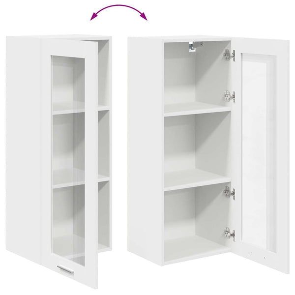 Hängeschrank Weiß 40x31x100cm