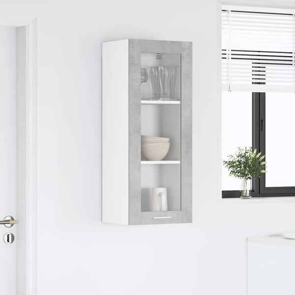Hängeschrank Beton Grau 40x31x100cm