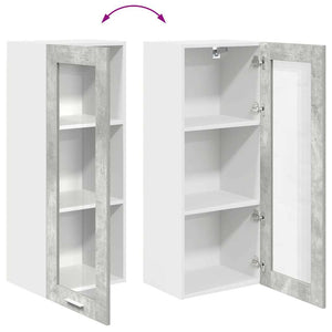 Hängeschrank Beton Grau 40x31x100cm