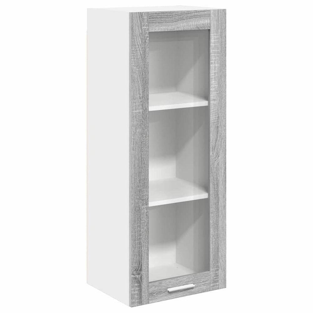 Grauer Hängeschrank Sonoma, 40x31x100 cm