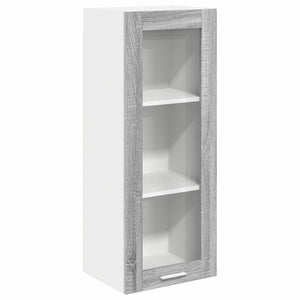 Grauer Hängeschrank Sonoma, 40x31x100 cm