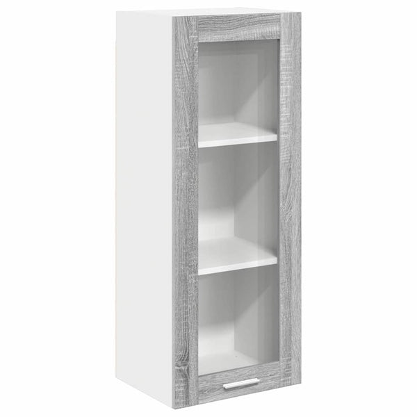 Grauer Hängeschrank Sonoma, 40x31x100 cm