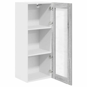 Grauer Hängeschrank Sonoma, 40x31x100 cm