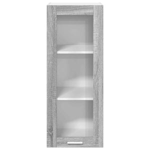 Grauer Hängeschrank Sonoma, 40x31x100 cm