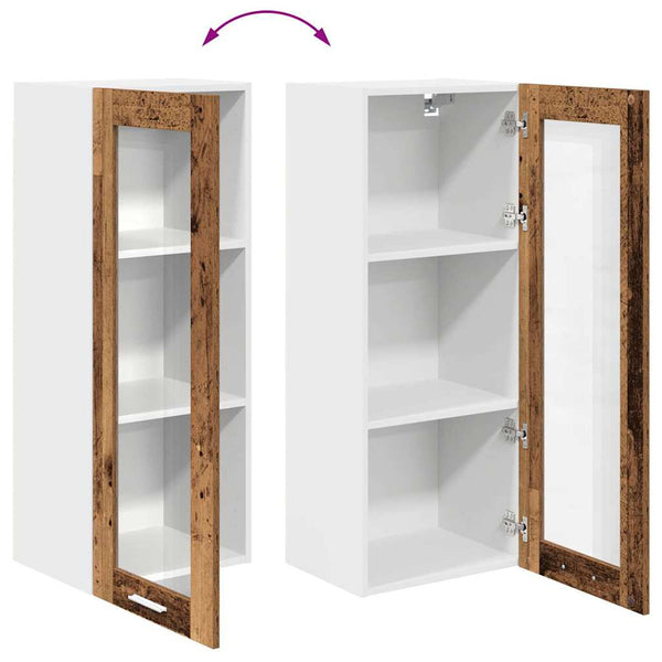 Hängeschrank Altholz 40x31x100cm