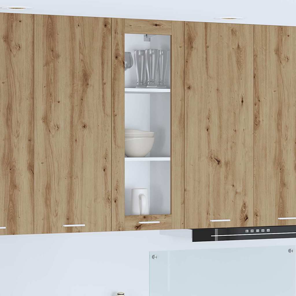 Artisan Eiche Hängeschrank, 40x31x100 cm