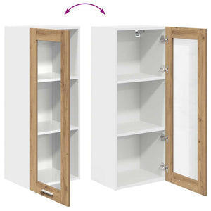 Artisan Eiche Hängeschrank, 40x31x100 cm