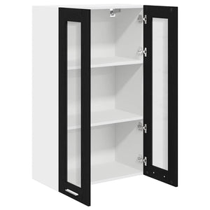 Hängeschrank Schwarz Eichen-Optik 60x100 cm