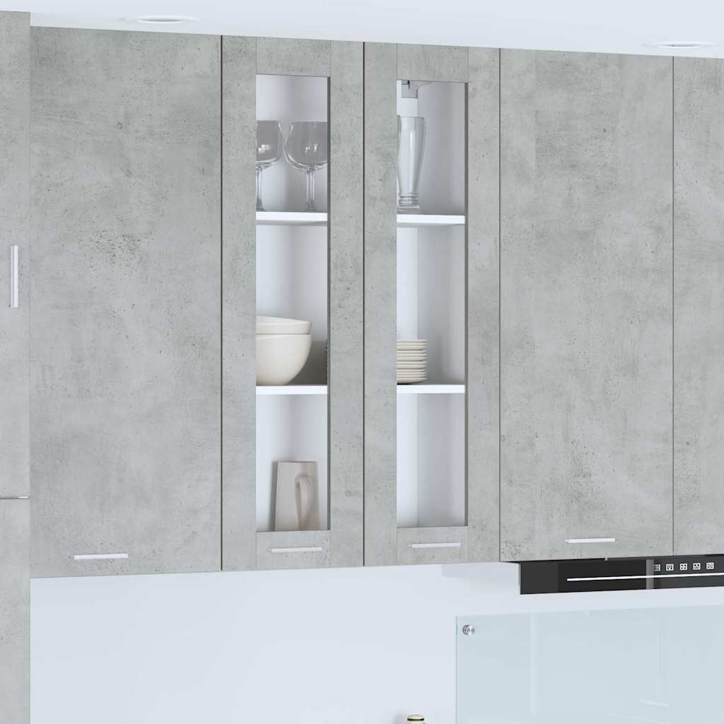 Hängeschrank Beton Grau 60x31x100cm