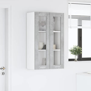 Hängeschrank Beton Grau 60x31x100cm