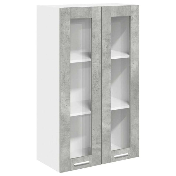Hängeschrank Beton Grau 60x31x100cm