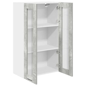Hängeschrank Beton Grau 60x31x100cm