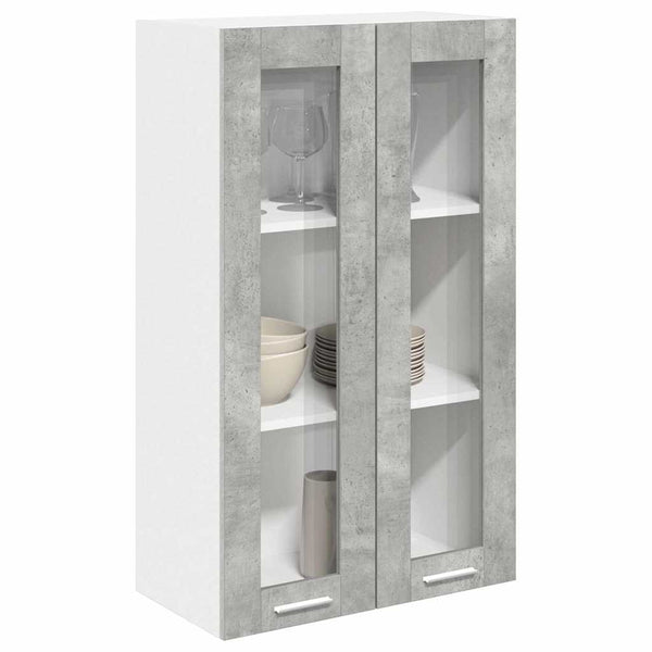Hängeschrank Beton Grau 60x31x100cm