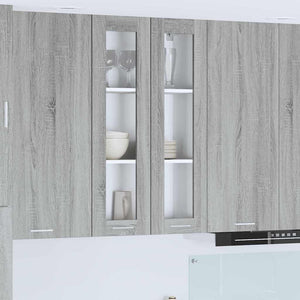 Hängeschrank Grau Sonoma 60x31x100 cm
